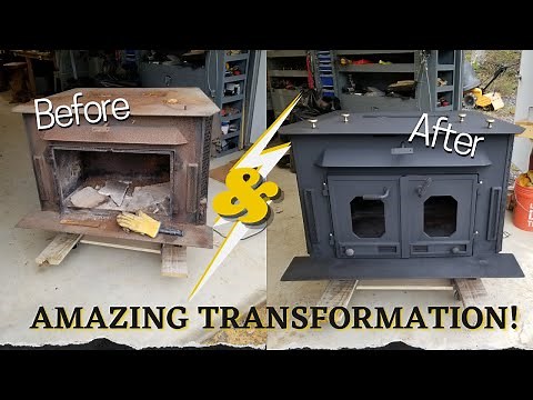 This AMAZING Wood Stove RESTORATION turned out so cool, you won't believe it!
