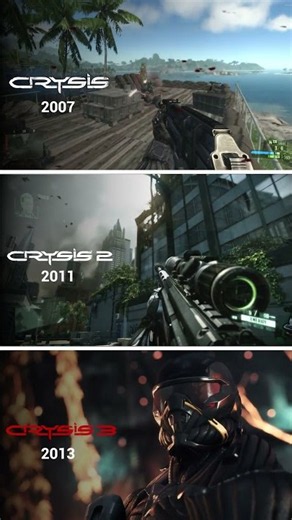 The Evolution of Crysis Is Absolutely Insane | (2007–2013) #Crysis #Crysis3 #crytek