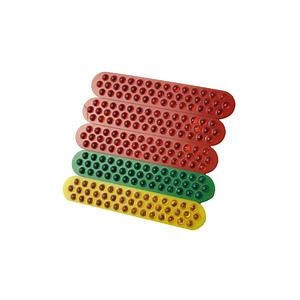 [Hot Item] Red White Green Yellow 43 Glass Round Beads Reflector