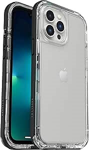 LifeProof NEXT SERIES Case for iPhone 13 Pro Max & iPhone 12 Pro Max - BLACK CRYSTAL (CLEAR/BLACK)