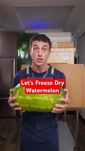 Freeze drying watermelon 🍉 Comment "Cryo" if you want to start freeze drying #freezedryer #melon