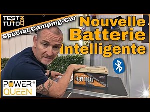 BATTERIE BLUETOOTH POWERQUENN 100AH SPÉCIAL CAMPING-CAR