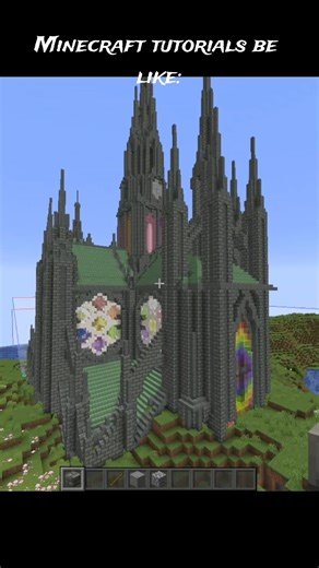 Minecraft base tutorials be like :😅