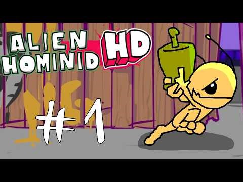 Crash Landed on a City! | Alien Hominid HD | Part 1