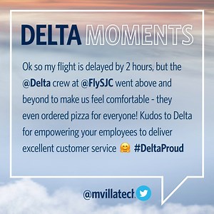 21K views · 683 reactions | Our customers have a pizza our heart. #DeltaMoments | Delta Air Lines | Facebook