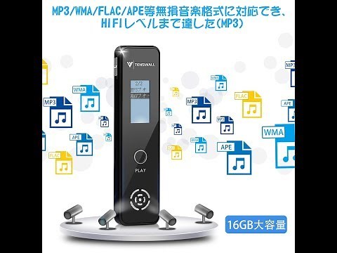 Tenswall 16GB ボイスレコーダーをレビューしてみた