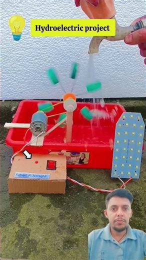 Water electric generator 💡 #motor#project #electric project#generator #shorts #shorts #ytshorts