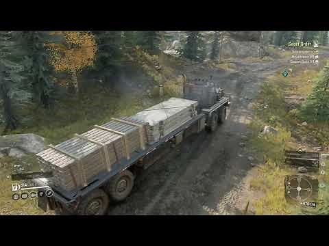 Snowrunner Michigan super order completing the order.