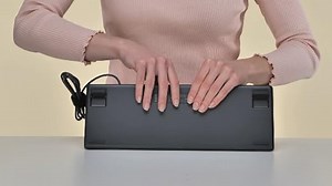 Logitech K835 TKL Kabelgebundene Mechanische Aluminium Tastatur - Tenkeyless PC Keyboard mit kompaktem und komfortablem Design, Taktiler Switches, Deutsches QWERTZ-Layout - Grau