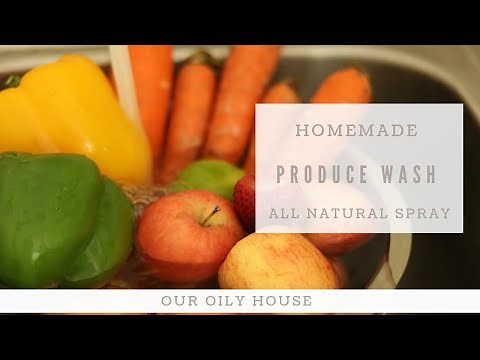 DIY Natural Produce Wash | Fruit and Veggie Spray