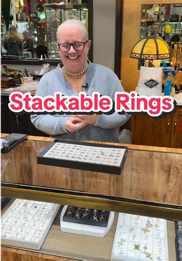 American Antiques & Jewelry (@american.antiques)’s video of Ring Stack