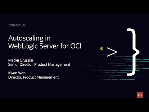 Autoscaling in WebLogic Server for OCI