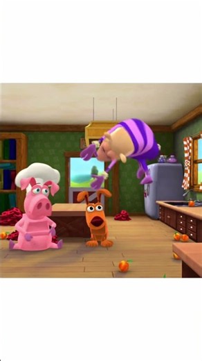 Acrobat Sheep is here! #sneezing #achoo #pig #wordworld