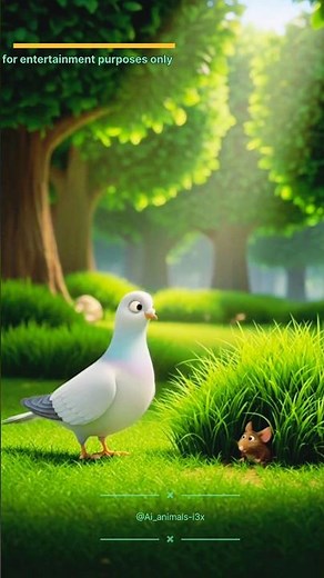 Pigeon and Rat"story,often from the Panchatantra, teaches that "Unity is Strength #ai #short #share