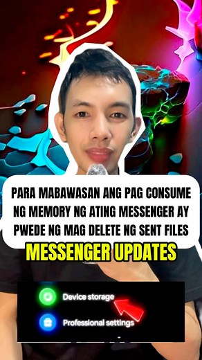 73K views · 1K reactions | Para mabawasan ang pag consume ng memory ng ating messenger ay pwede ng mag delete ng sent files #facebookturtorials #fbreels #tips #tutorial #messengertipsandtricks | Emer Tv | Facebook