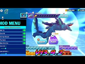 Hungry Shark Evolution MOD Menu 13.9.2 Unlock New Shark Luminite 🔥