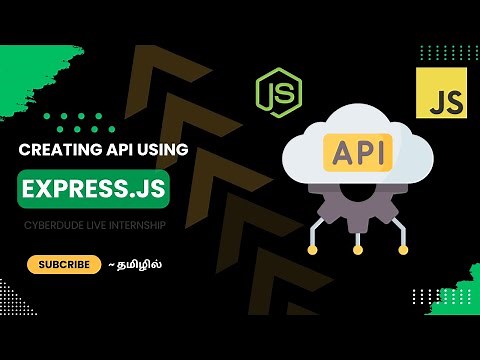 🔴Day 102: Creating a web server in Nodejs using Express.js - CyberDude Live Internship