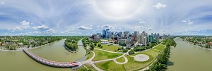 Peace Bridge in Calgary 360 Panorama | 360Cities