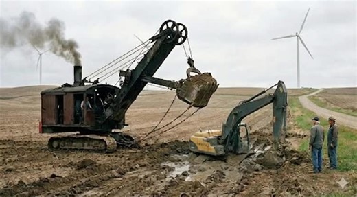 Digging Out a Clogged Tile with Big Hal