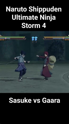 Sasuke vs Gaara #naruto #narutoshippuden #sasuke #gaara #gaming #gameplay #pc #shorts #short