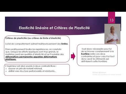 Elasticité et Critères de Plasticité