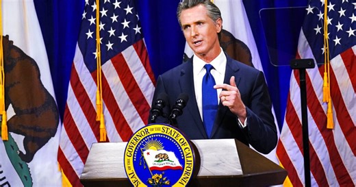 California Governor Gavin Newsom receives award for education policy