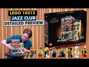 LEGO 10312 Jazz Club modular building reveal & detailed preview