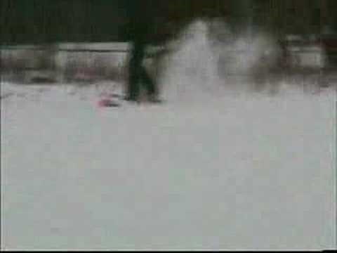 SNOWMOBOARD Gas powered snowboard