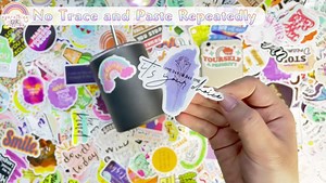 Inspirational Quote Stickers, 400Pcs Motivational Waterproof Sticker for Water Bottles Laptop Book Skateboard Phone, Positive Affirmation Decals for Teens Students Teachers Women