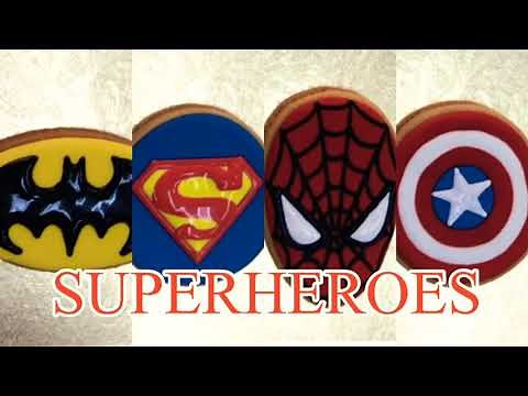 Superheroes cookies | cookie decorating techniques