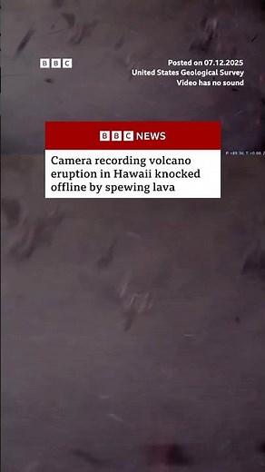 Lava fountains up to 30m high were seen. #Hawaii #Lava #BBCNews