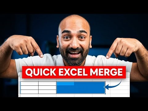 How To Merge Cells In Excel?
