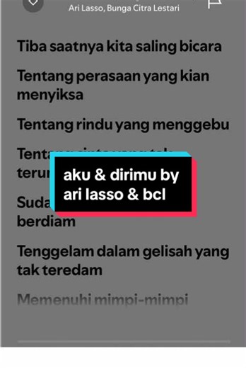 aku & dirimu | ari lasso & bcl #arilasso #bcl #fyp #lagutrending #spotify