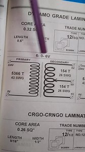 6 Volt Transformer Winding Data Part - 1 Part 14 | SANJU GUPTA