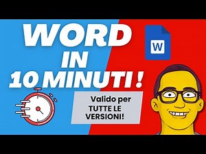 Word in 10 minuti. Mini corso in italiano, semplice, veloce e pratico.