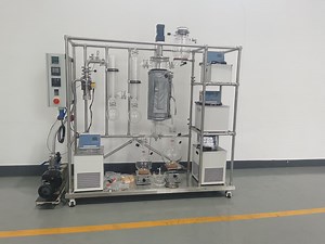 Wiped film distillation system ,glass and stainless steel ,which one is better