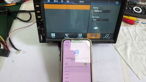 ESSGOO Wireless 7" Car Stereo Apple Carplay & Android Auto, 5.0 Bluetooth Car Radio Receiver, Mirror Link,Supported Rear Camera FM Radio Type-C/USB Fast Charging