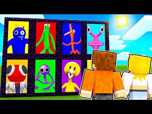 PORTAL DO ŚWIATA RAINBOW FRIENDS w Minecraft!