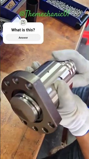 Ball Screw & Box Nut Assembly | Precision Machine Component Installation #machine #engineering