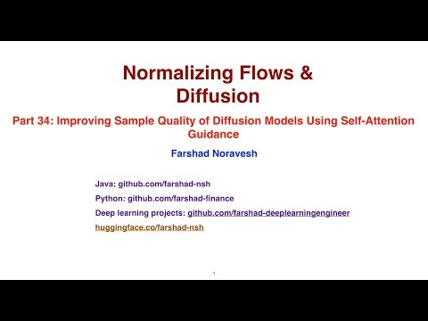 Part34: improving sample quality of diffusion models using self-attention guidance