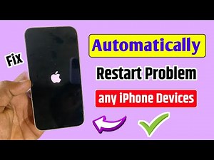 how to solve iphone restarting problem | iphone automatically restart problem | iphone auto restart