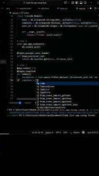 #coding part 21 of creating a Todo list app using flask framework