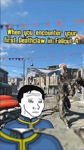 #ad When you encounter your first Deathclaw in Fallout 4 ‪@bethesda‬ #Fallout #Fallout4 #Fallout76