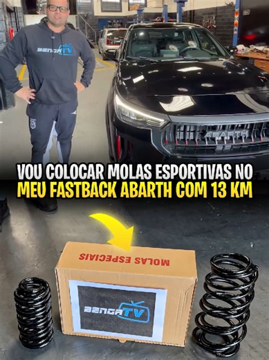 Molas esportivas para Fastback Abarth: instalação e motivos