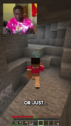 Falling ANVIL = DIAMONDS #minecraft