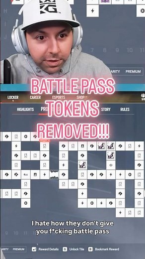 UBISOFT REMOVED BATTLE PASS TOKENS!!! #rainbowsixsiege #rainbowsix #r6 #r6s #gaming