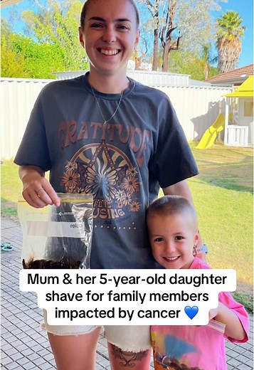 5-Year-Old Shaves Head in Support of Cancer Family