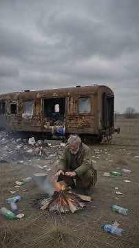 Story of a Homeless Man's Train Car Turned It Into a Home #home #homeless #shorts