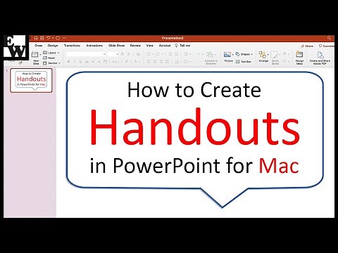How to Create Handouts in PowerPoint for Mac