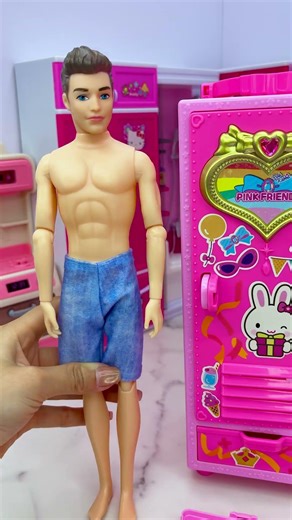 Satisfying With Unboxing Doll Wardrobe Set Toys, ASMR Video #shorts